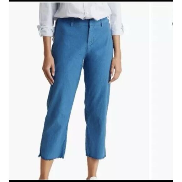 Frank & Eileen Pants - - Frank & Eileen Kinsale The Cotton Blend Trousers Pants. Blue / 6